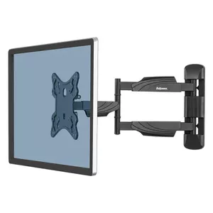 Wall mount Fellowes Full Motion 8043601 for 23"–55" screens, max VESA 400x400, 35 kg, tilt -12–2°, pan ±90°