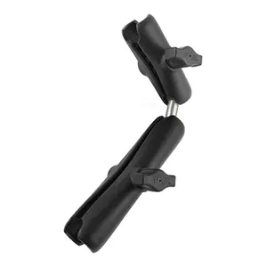 RAM Mounts double socket arm with dual extension and ball adapter, black, 426 g