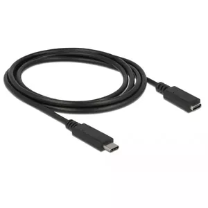 USB Cable DeLOCK 85534 USB 3.2 Gen 1 1.5m USB C Black
