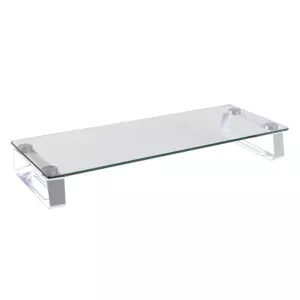 Monitor mount LogiLink BP0027 81.3 cm (32") Desk Metallic Transparent
