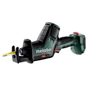 Ножовка-лопатка Metabo SSE 18 LTX Бесщеточная 3000 spm Черный Зеленый