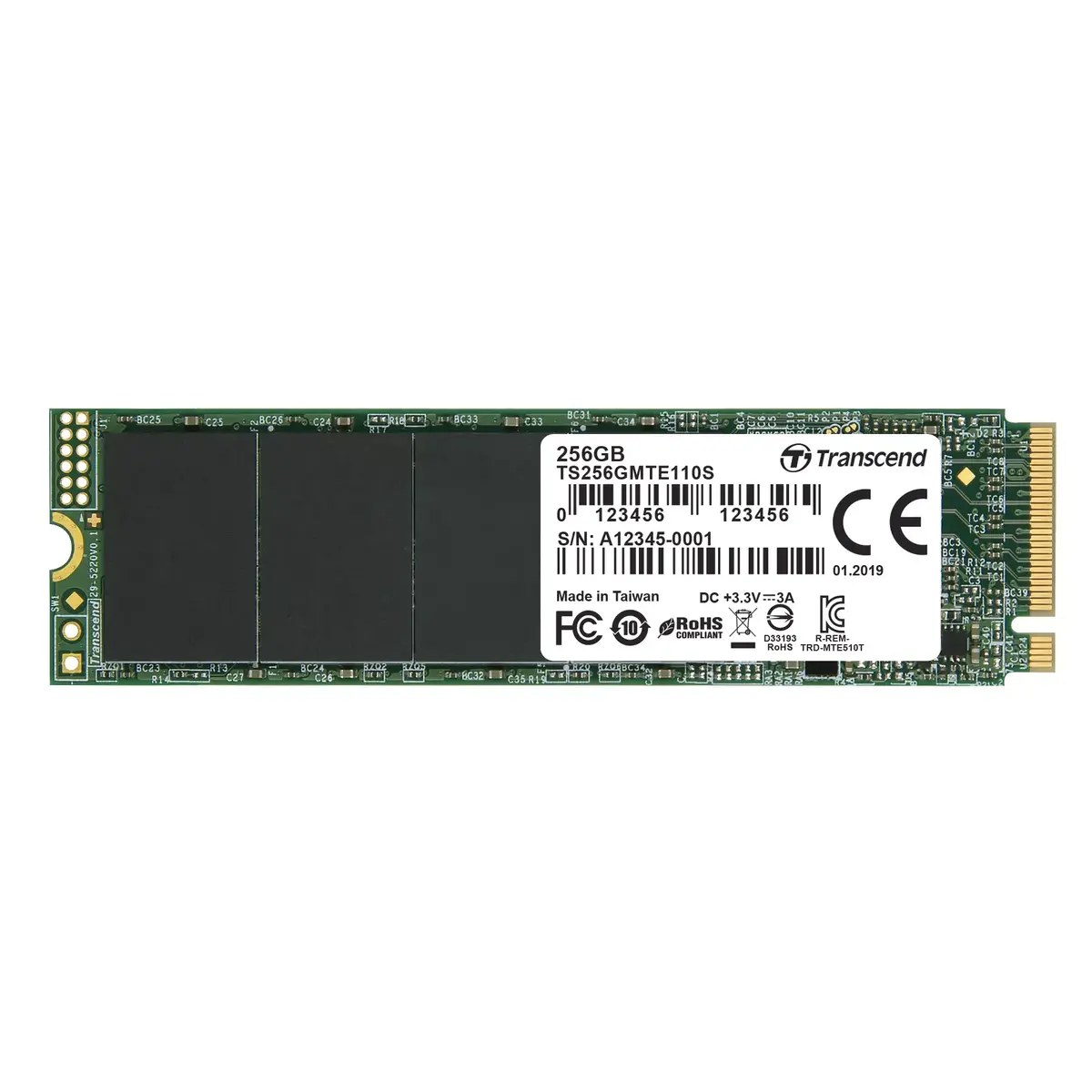 SSD Transcend 256ГБ TS256GMTE110S Photo 2