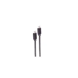 USB кабель ShiverPeaks BS13-62005 USB 3.2 Gen 2 0.25м USB C Черный