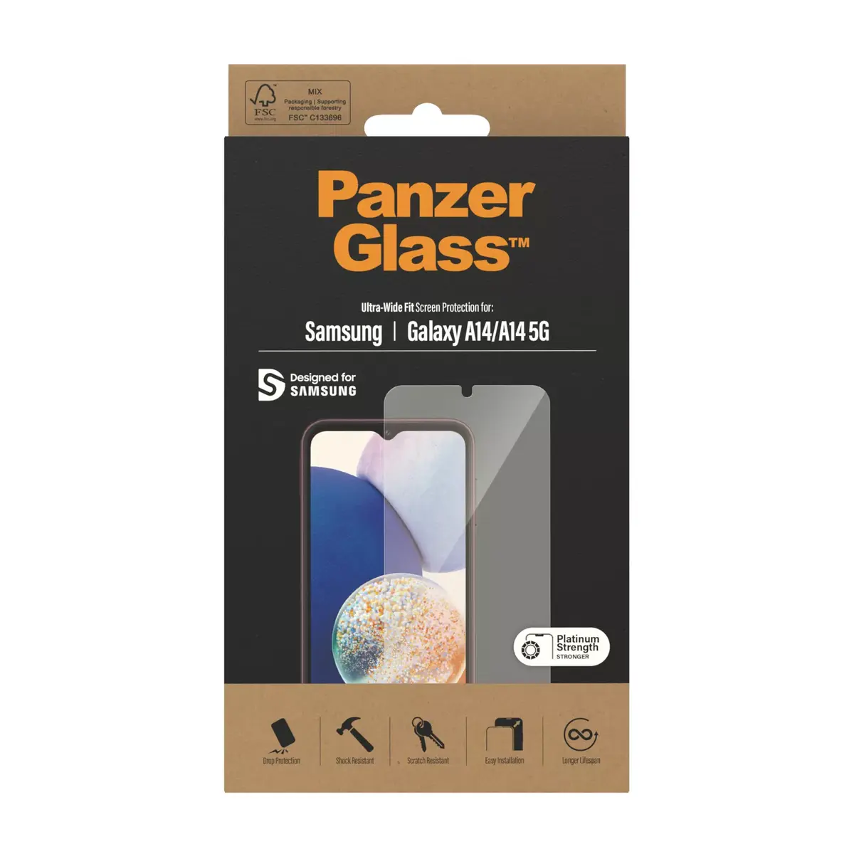 Ekrāna aizsargs PanzerGlass Samsung Galaxy A14 A14 5G Photo 3