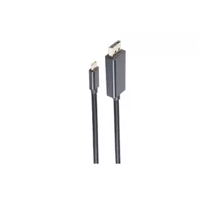 DisplayPort cable ShiverPeaks BS10-62185 1.8 m USB Type-C Black