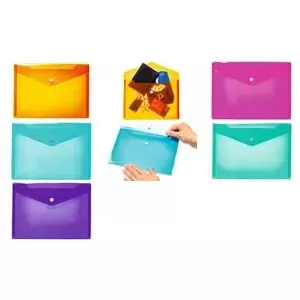 Document folder Herma 20056 A5 polypropylene (PP) with snap closure
