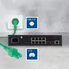 ACT Powercord CEE 7/7 vīriešu leņķis C15 zaļš 2 m Photo 5