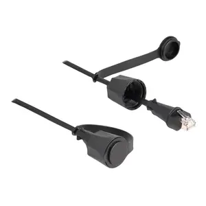 DeLOCK Network Cable RJ45 plug to RJ45 plug Cat.6 STP 3m IP68 waterproof
