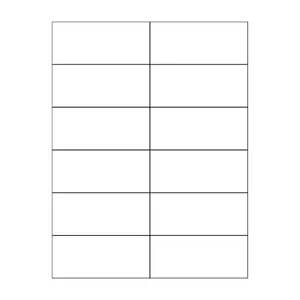 Die-cut label HERMA 10704 9.7 cm x 4.23 cm 12 labels per sheet