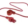 ACT Powercord mains connector CEE 7/7 male angled C15 Photo 2