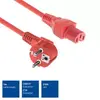 ACT Powercord mains connector CEE 7/7 male angled C15 Photo 4