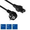 ACT Powercord CEE 7/7 male angled C15 black 1m Photo 5