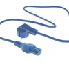 ACT Powercord mains connector CEE 7/7 male angled C15 Photo 3