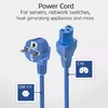 ACT Powercord mains connector CEE 7/7 male angled C15 Photo 4