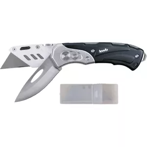 Utility Knife KWB 016990 Black Stainless Steel Folding Blade 165mm