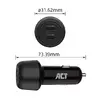 Auto lādētājs ACT 2-portu USB-C Fast 45W Photo 4