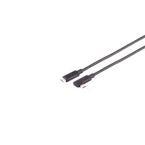 USB Cable S/CONN 30-42275 7m USB 3.2 Gen 2 USB C Black