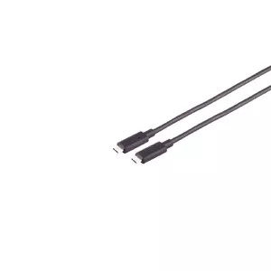 USB кабель S/CONN 30-41275 USB 3.2 Gen 2 7 м USB C Черный