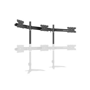 Triple monitor desktop mount expansion kit MULTIBRACKETS M VESA for 3 displays 24–32" up to 24 kg, aluminium/plastic, black