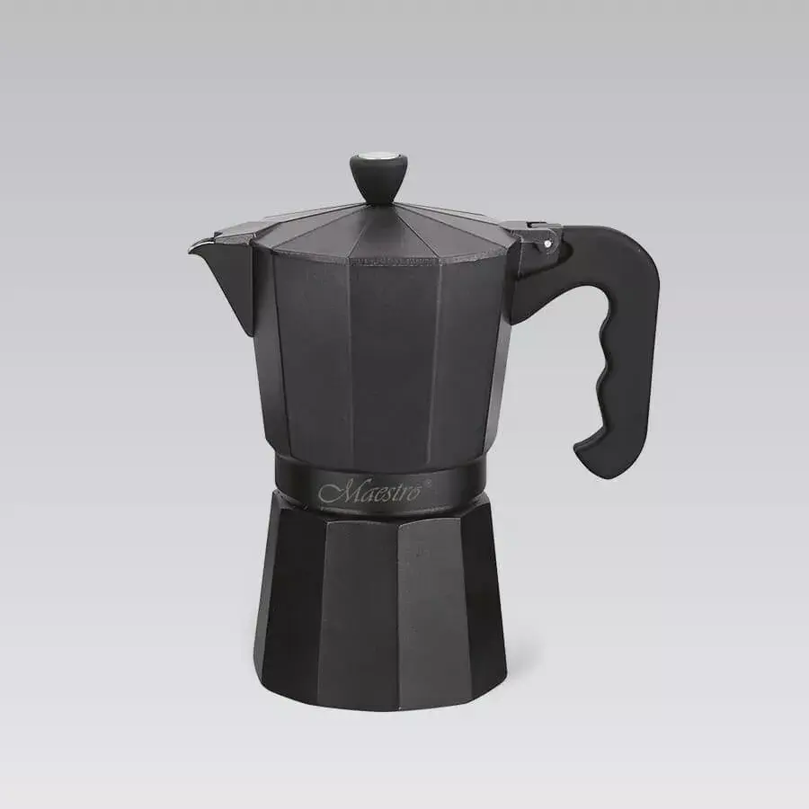 Moka pot Maestro MR-1666-6-BLACK — 6 cups Photo 2