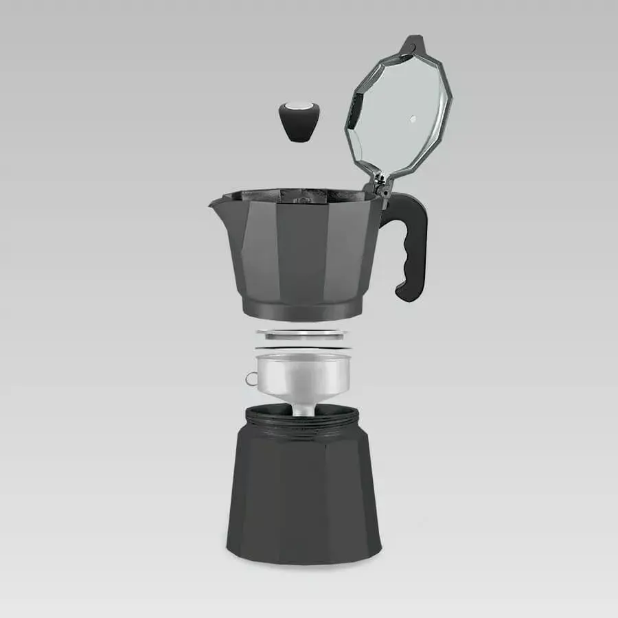 Moka pot Maestro MR-1666-6-BLACK — 6 cups Photo 3