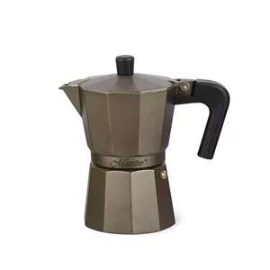 Coffee machine Maestro MR-1666-6-BROWN — stovetop moka pot, aluminum, 6 cups (300 ml), brown