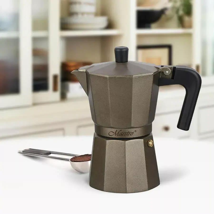 Maestro MR-1666-6-BROWN stovetop moka coffee maker Photo 4