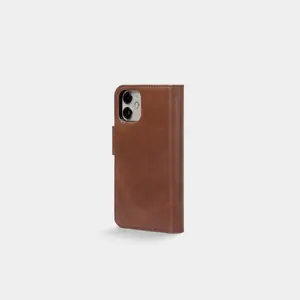 Wallet case Trunk TR-WA1254-BRW for iPhone 12 mini Brown