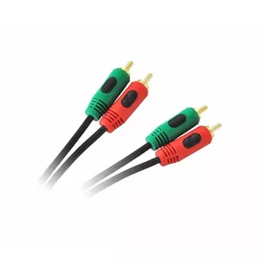 Audio cable LIBOX LB0021, 2x RCA to 2x RCA, 5.0 m