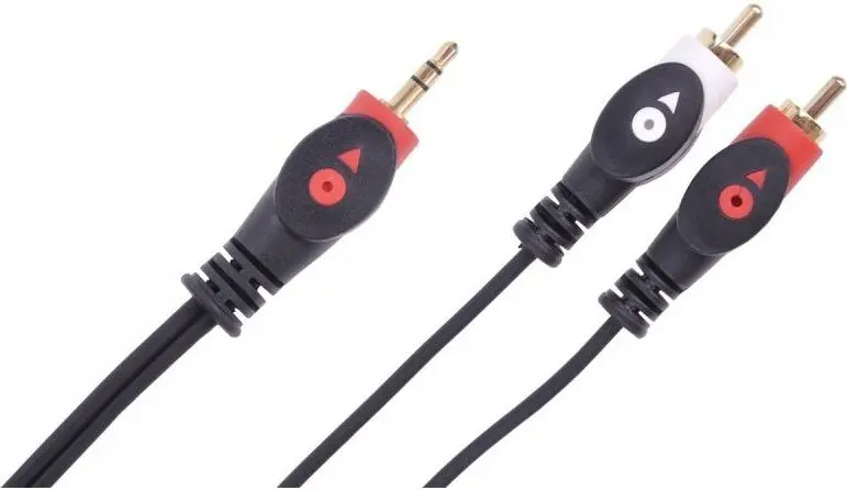 LIBOX LB024 audio kabelis 3,5 mm uz 2×RCA 5 m Photo 2