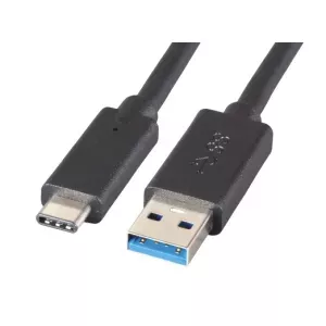 M-Cab 7200449 USB kabelis 0,5 m USB 3.2 Gen 2 (3.1 Gen 2) USB A USB C Melns