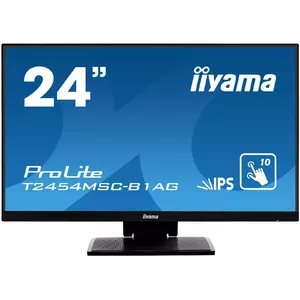 iiyama ProLite T2454MSC-B1AG computer monitor 60.5 cm (23.8") 1920 x 1080 pixels Full HD LED Touchscreen Multi-user Black