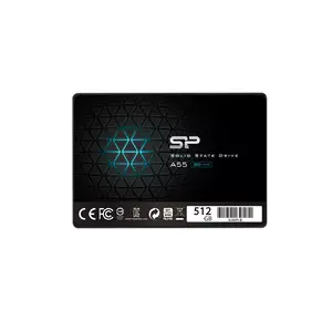 2.5" SATA III SSD Silicon Power Ace A55 — 512 GB, 3D TLC, up to 560/530 MB/s, 7 mm, Black