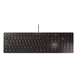 Keyboard CHERRY KC 6000 Slim Universal USB QWERTZ German Black