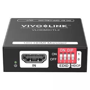 Vivolink VLHDMICTL2 EDID emulator 3840x2160 18Gbit/s Black