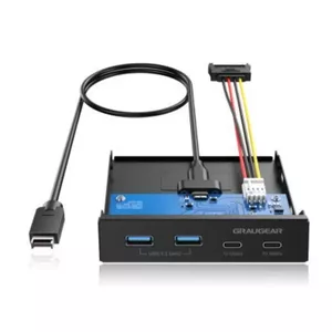 Передняя панель GRAUGEAR G-MP02 Универсальная Черная 102x102x25 мм