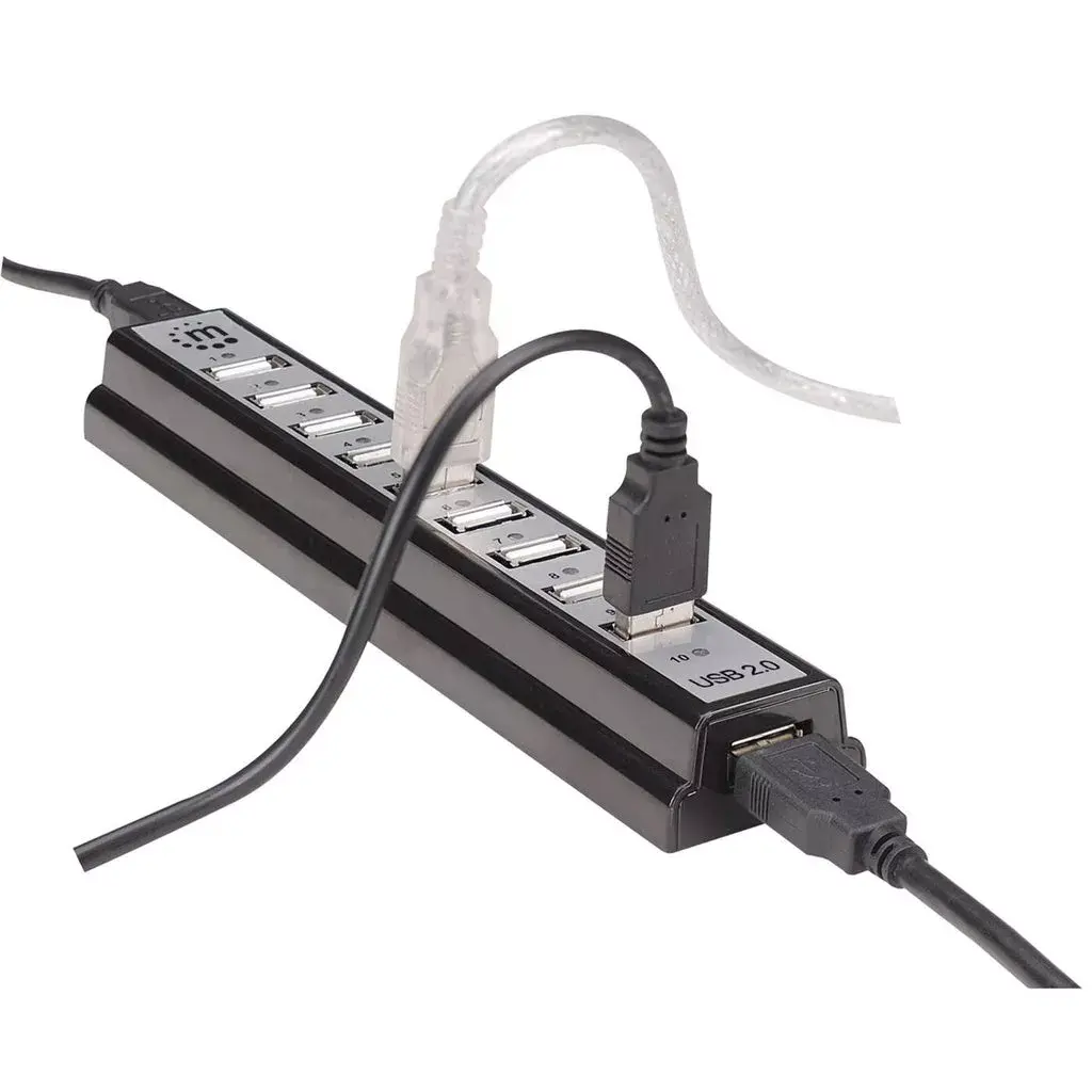 USB Hubs Manhattan USB-A 10-Port 161572 Photo 6