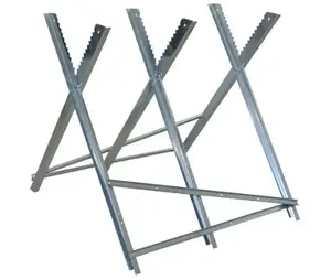 Zāģa kazls Atika 300850 Silber — metāla atbalsta stends griešanai, modelis 300850
