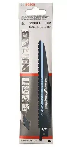 Saber zāģa asmens Bosch S 930 CF Photo 2