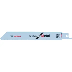 Полотно для сабельной пилы Bosch S 922 AF Flexible for Metal Биметалл 1мм шаг зуба