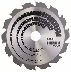 Circular saw blade Bosch 21 cm (Ø210 mm) 1 pc – model 2 608 640 634