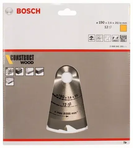 Ripzāģa disks Bosch 19 cm 2608641201 Photo 2