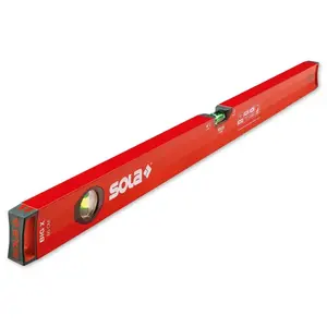 Spirit level SOLA BIG X 60 cm 1370801 — aluminium profile, vial-based leveling