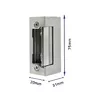 Electromagnetic lock QOLTEC 52459 12V Photo 4