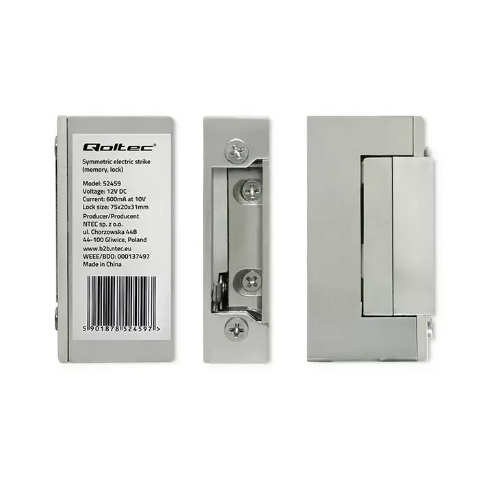 Electromagnetic lock QOLTEC 52459 12V Photo 5