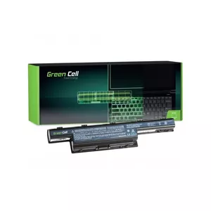 Аккумулятор Green Cell AC07 для ноутбуков Acer Aspire / TravelMate, 11.1 В, 6600 мАч, 9 ячеек, чёрный