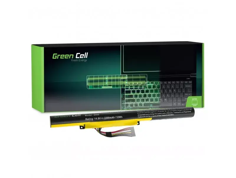 Battery Green Cell LE54 Lenovo IdeaPad P500 Z510 P400 TOUCH Photo 3