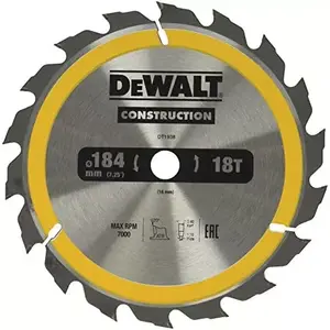 Пильный диск для циркулярной пилы DeWalt DT1938-QZ Ø18.4 см, 1 шт