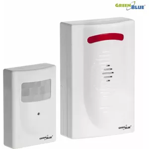 Wireless Mini Entry Alarm GreenBlue GB3400 — battery powered portable entry sensor, compact design