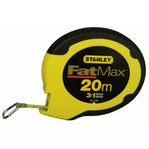 Tape measure STANLEY 0-34-133 — 20 m measuring tape, steel blade, compact housing